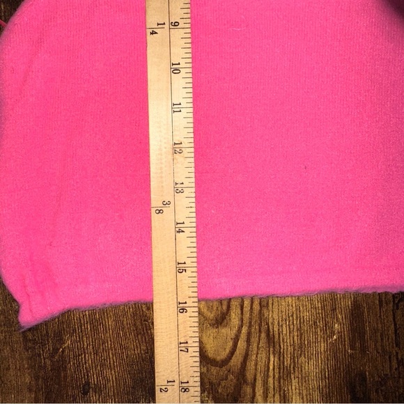 Free People x Intimately FP Top Womens Medium Pink Warm Fluff Crop Top Y2K Knit - Picture 9 of 9
